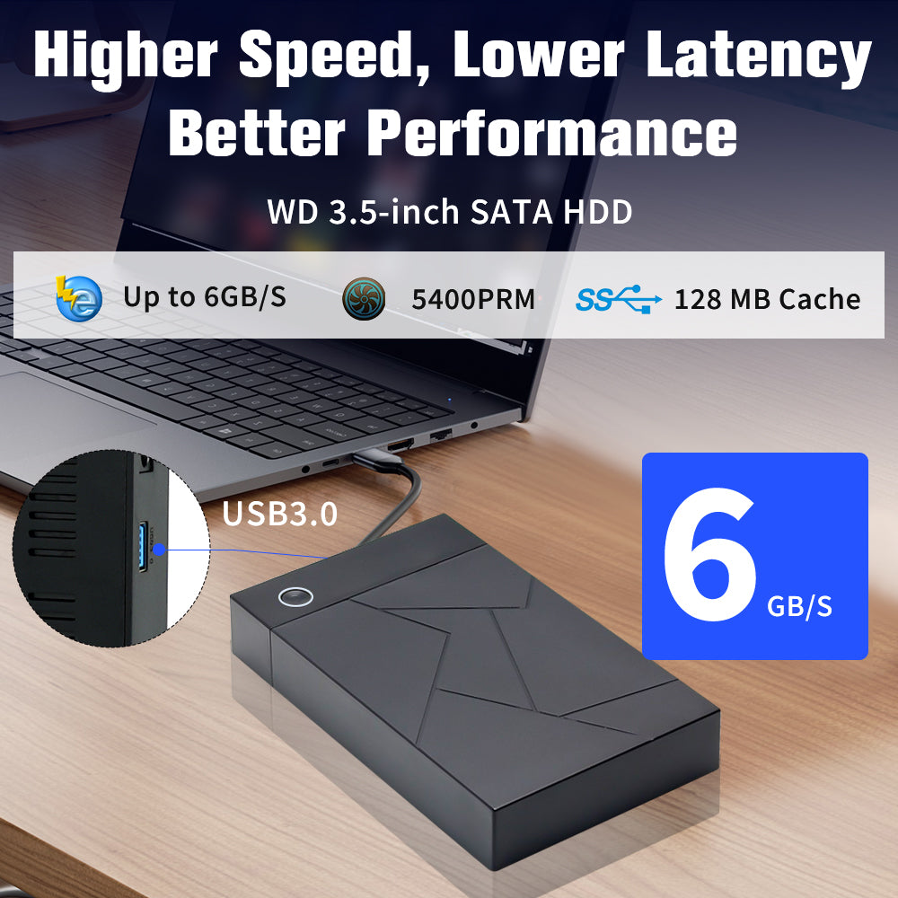 Hyper Base GC 3TB Three System in One Retro Gaming HDD