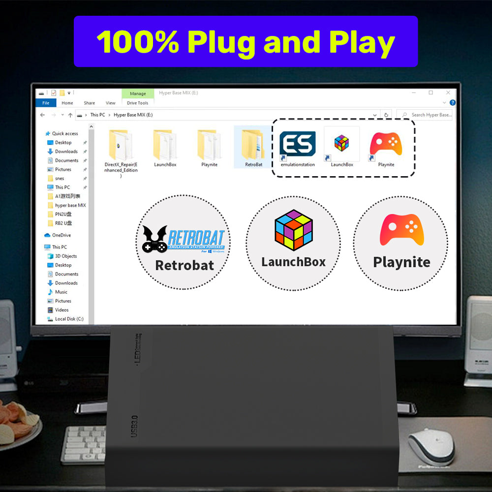 Hyper Base MIX 500GB External Game HDD