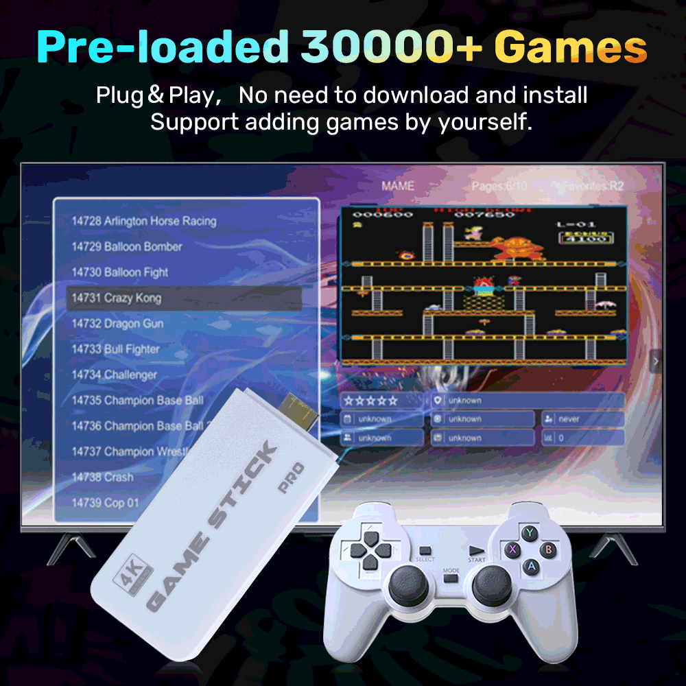 M15 Game Stick Mini TV Handheld Game Console