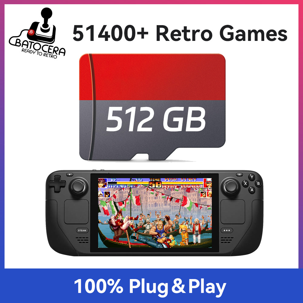Carte Micro SD 512Go 100% jeux Gamecube pour Console Steam Deck – ☆  Boutique Console Retrogaming ☆