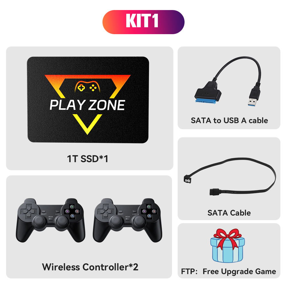 Play Zone 1T Retro Gaming SSD 3 System in 1