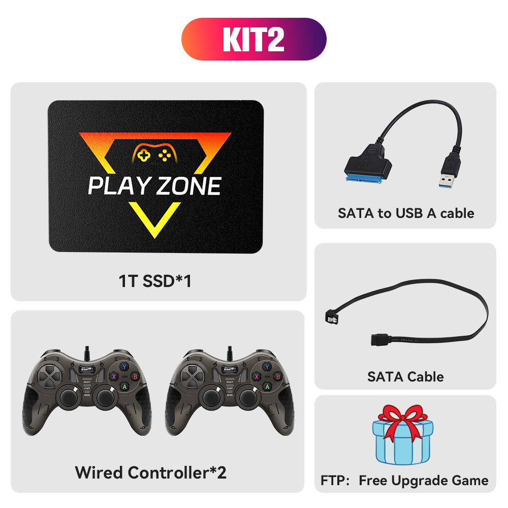Play Zone 1T Retro Gaming SSD 3 System in 1