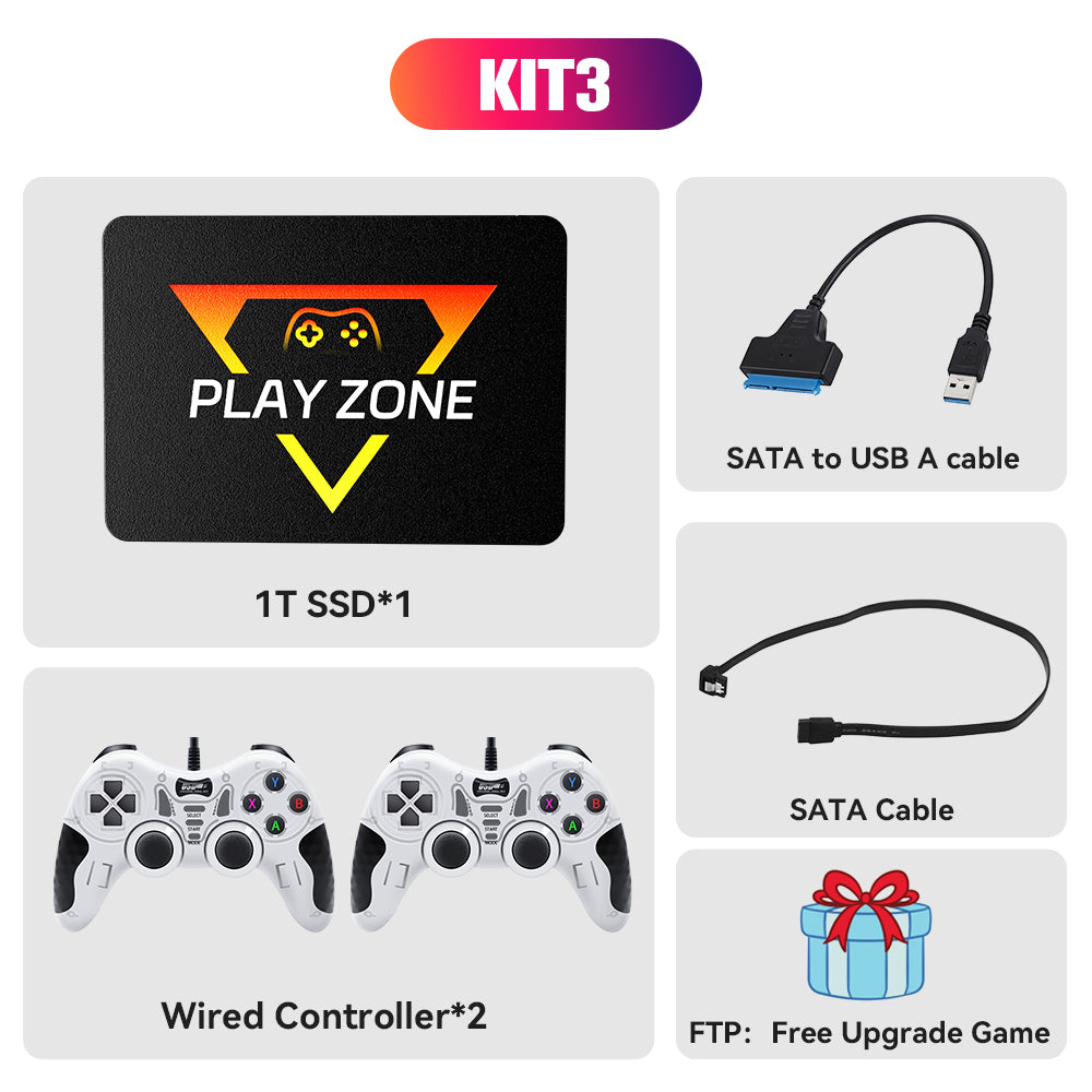 Play Zone 1T Retro Gaming SSD 3 System in 1