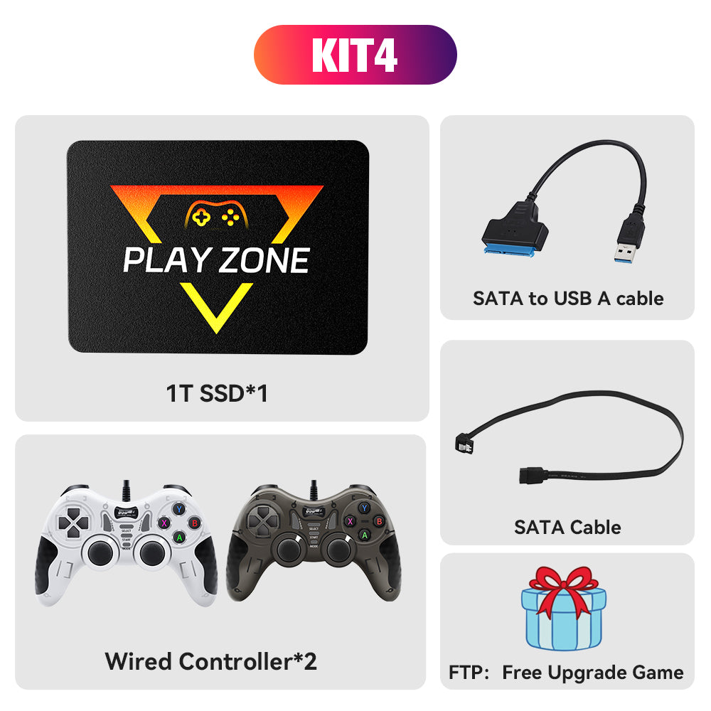 Play Zone 1T Retro Gaming SSD 3 System in 1
