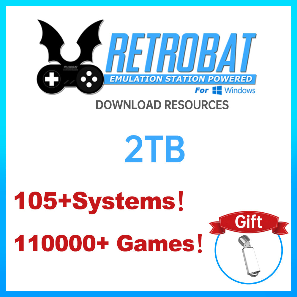 Retrobat System 105+Emulator And Collections&100000+Game Download.