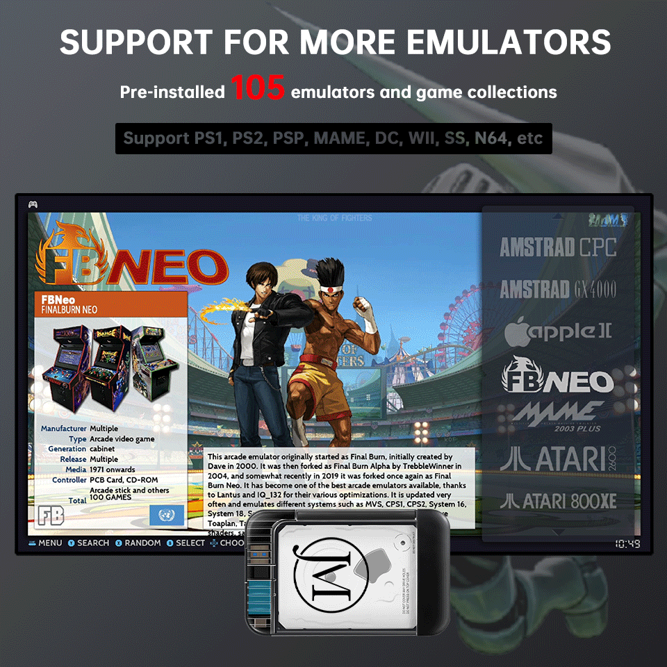 JMachen External Game HDD Hyper Base RB2 100000+Games