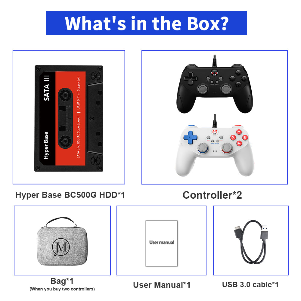 JMachen External Game HDD Hyper Base BC 500G/2T