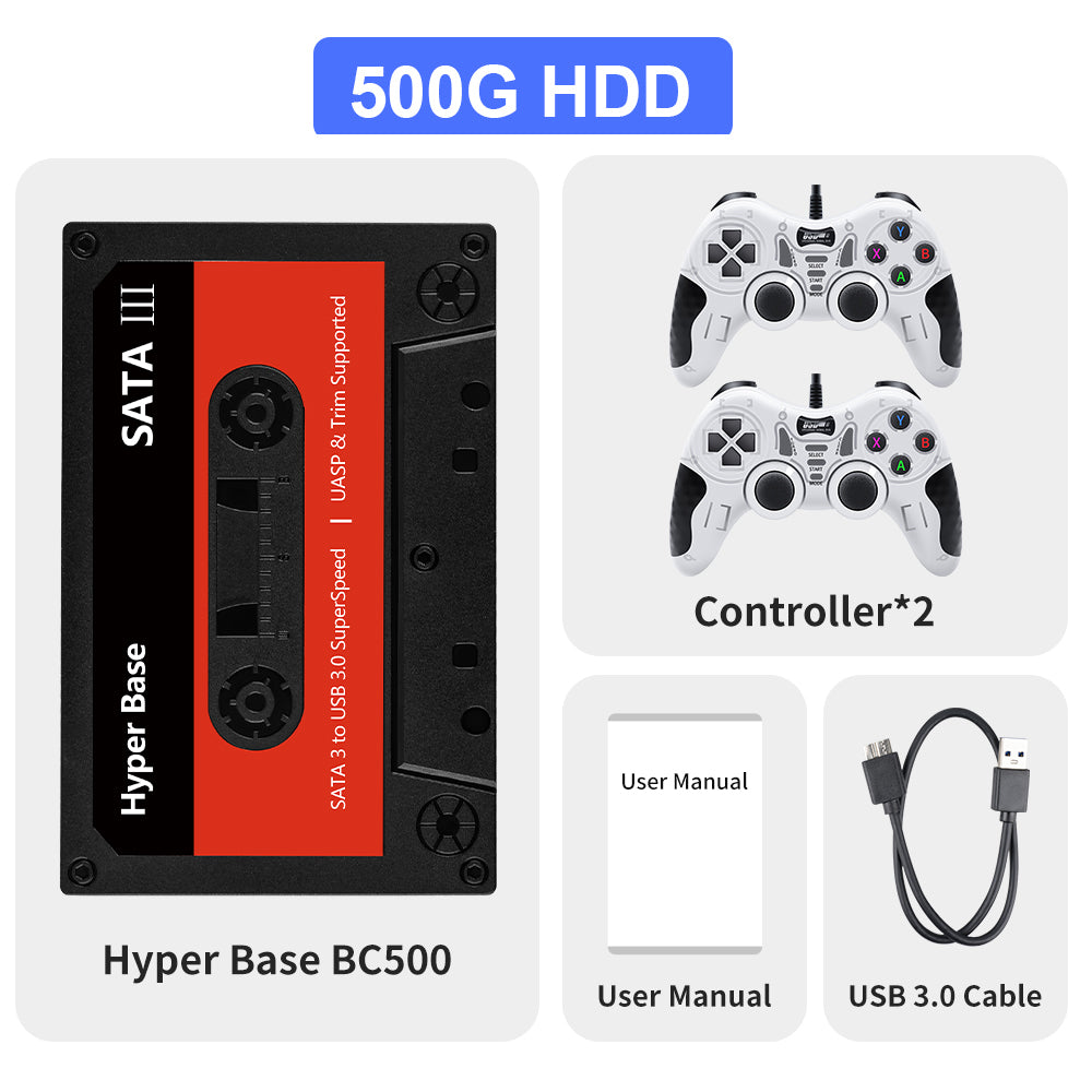 JMachen External Game HDD Hyper Base BC 500G/2T