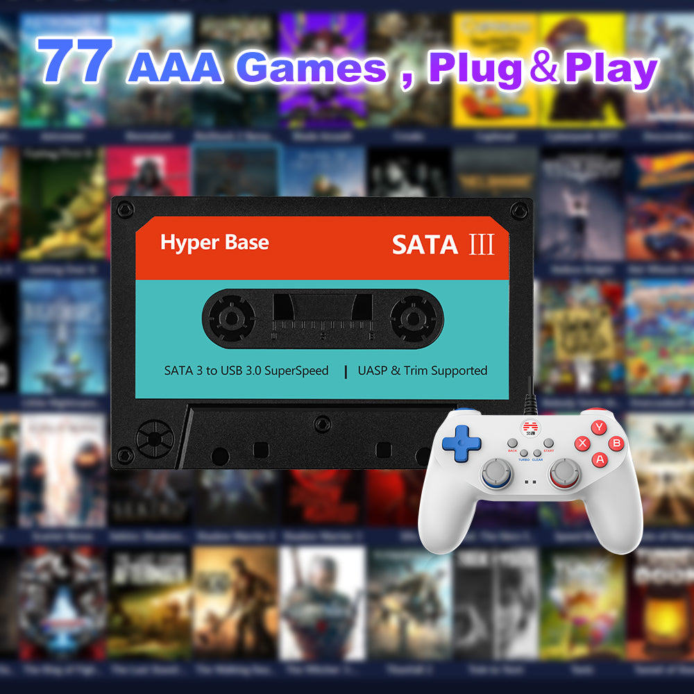 JMachen External Game HDD Hyper Base Playnite 500GB/2TB