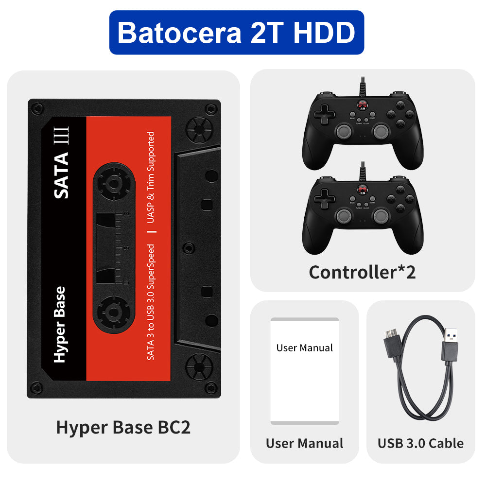 JMachen External Game HDD Hyper Base BC 500G/2T