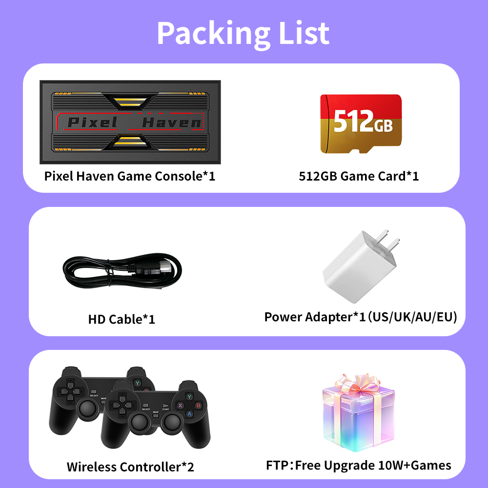 Pixel Haven Video Game Console