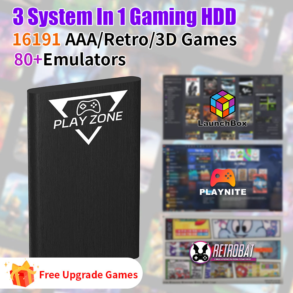 Play Zone 1T Retro Game HDD