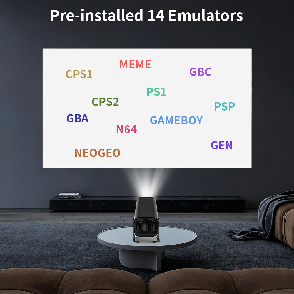 4K HD Mini Portable Projector Console