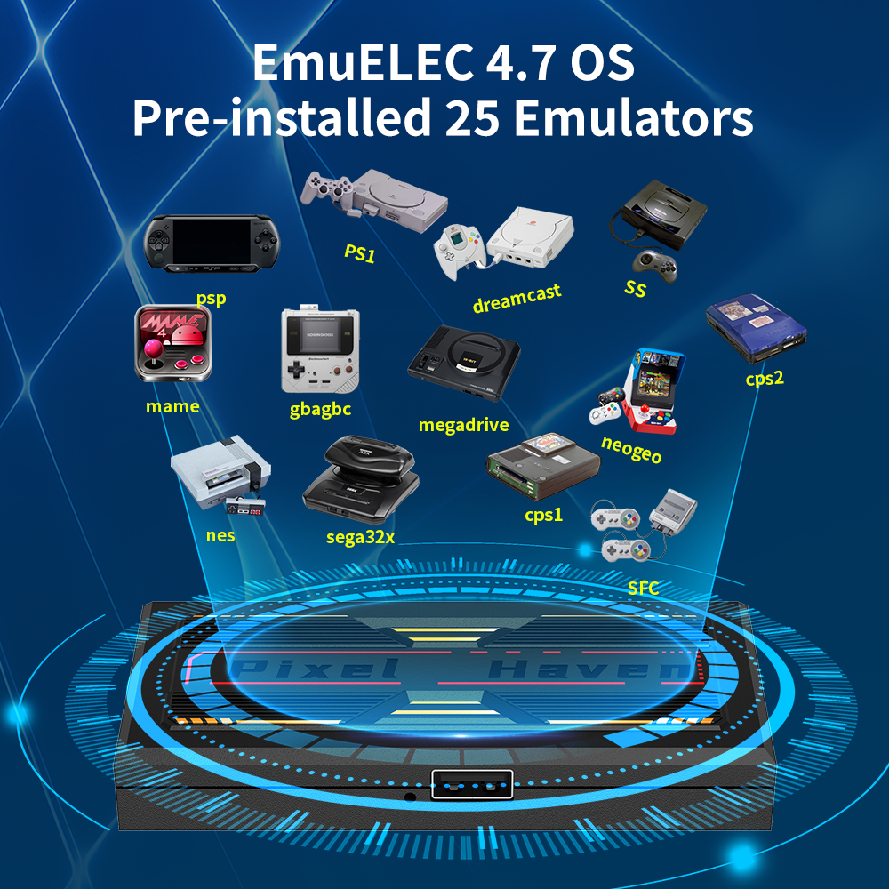 Pixel Haven Video Game Console