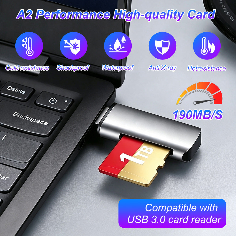 Launchbox OS A2 Performance 1TB TF/Game Card for PS5 with 10 AAA Games Plug and Play for Windows PC Upgrade Games for Free