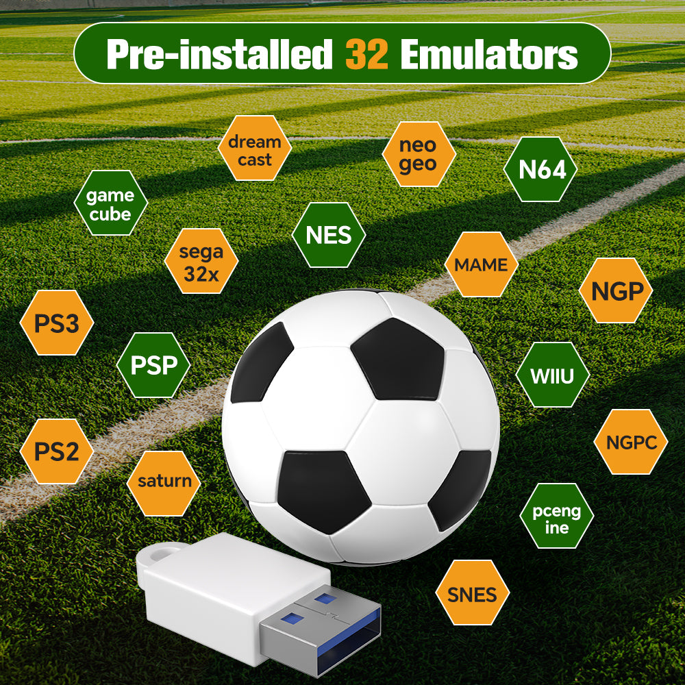 Portable 256G Soccer Game Drive