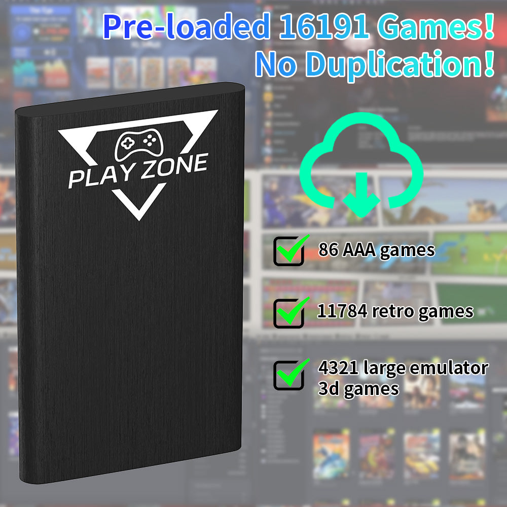Play Zone 1T Retro Game HDD