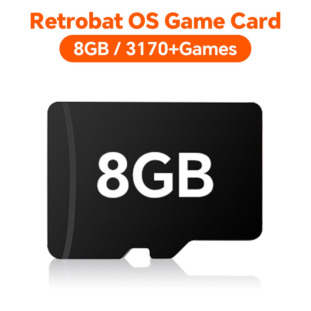 Retrobat Game Card with 3170 Games for ROG Ally/LEGION GO/AYANEO/OneXPlayer/Steam Deck Handheld Game Console/Windows PC