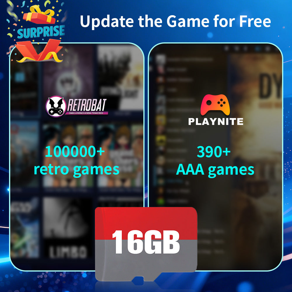 Latest Batocera V43 OS 16G Game Card 2074 Games for PS1/PSP/N64/SNES/NES for Steam Deck （Oled）/Windows PC/Handheld/Game Console