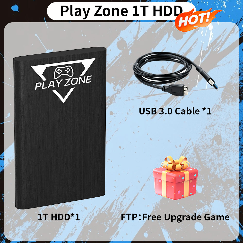 Play Zone 1TB 外付けHDD ゲーム環境構築用 Play Zone 1T Retro Game HDD – jmachen