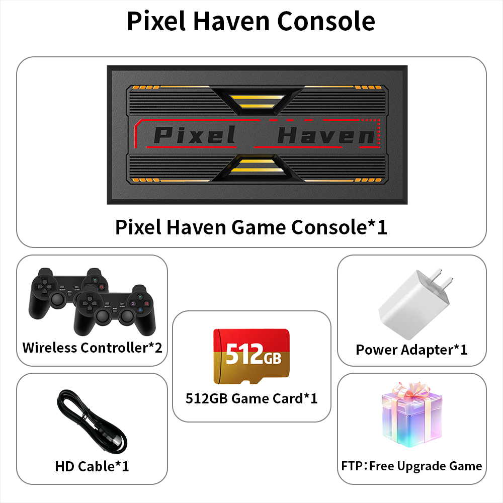 Pixel Haven Video Game Console