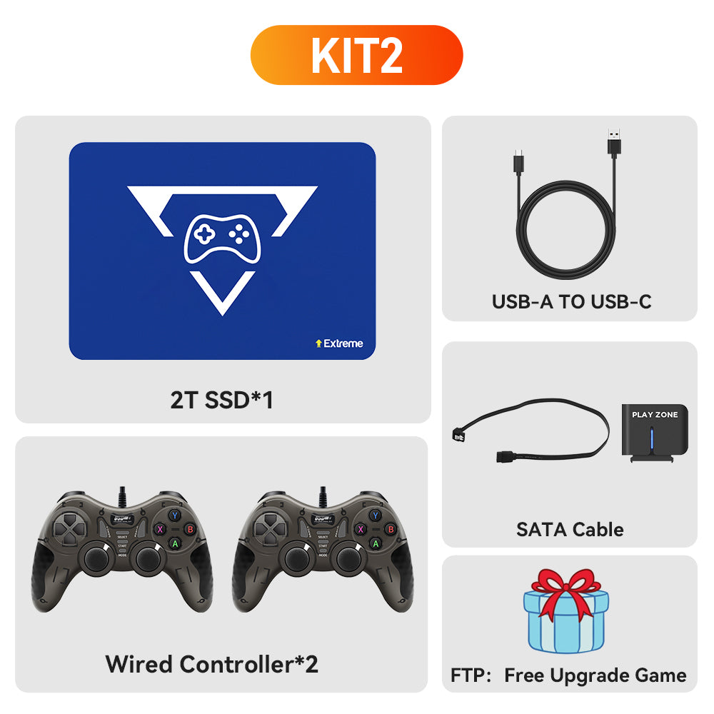 Play Zone 2T Retro Gaming SSD