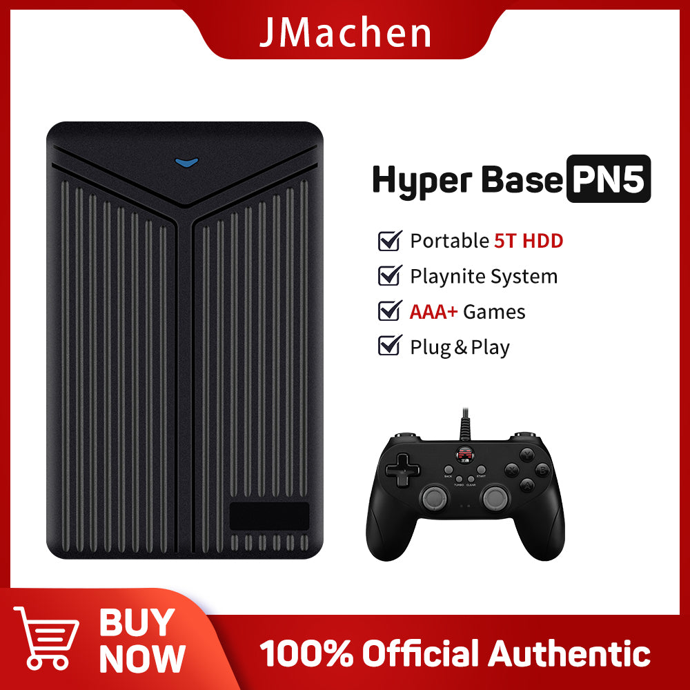 JMachen External Game HDD Hyper Base Playnite 5TB