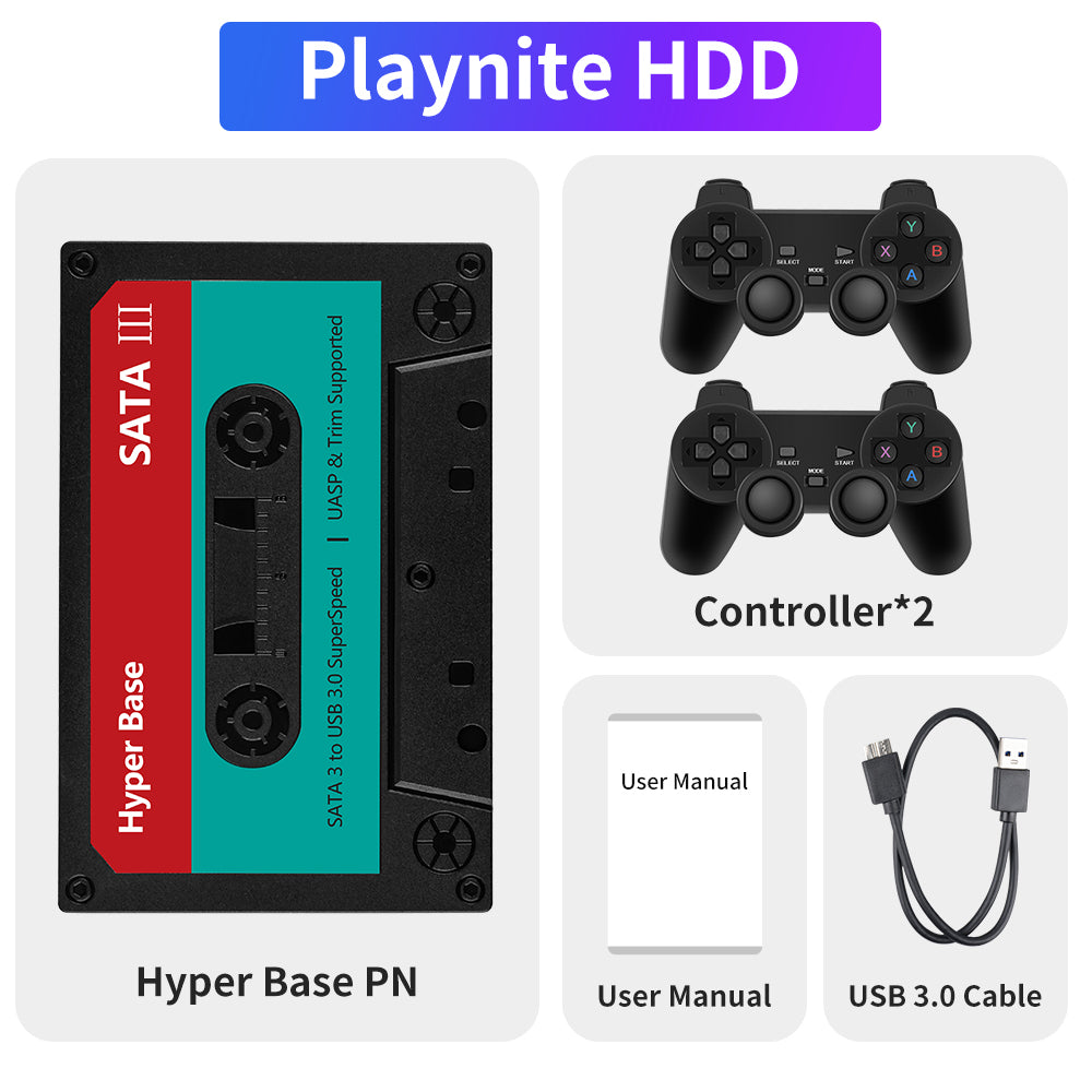 JMachen External Game HDD Hyper Base Playnite 500GB/2TB