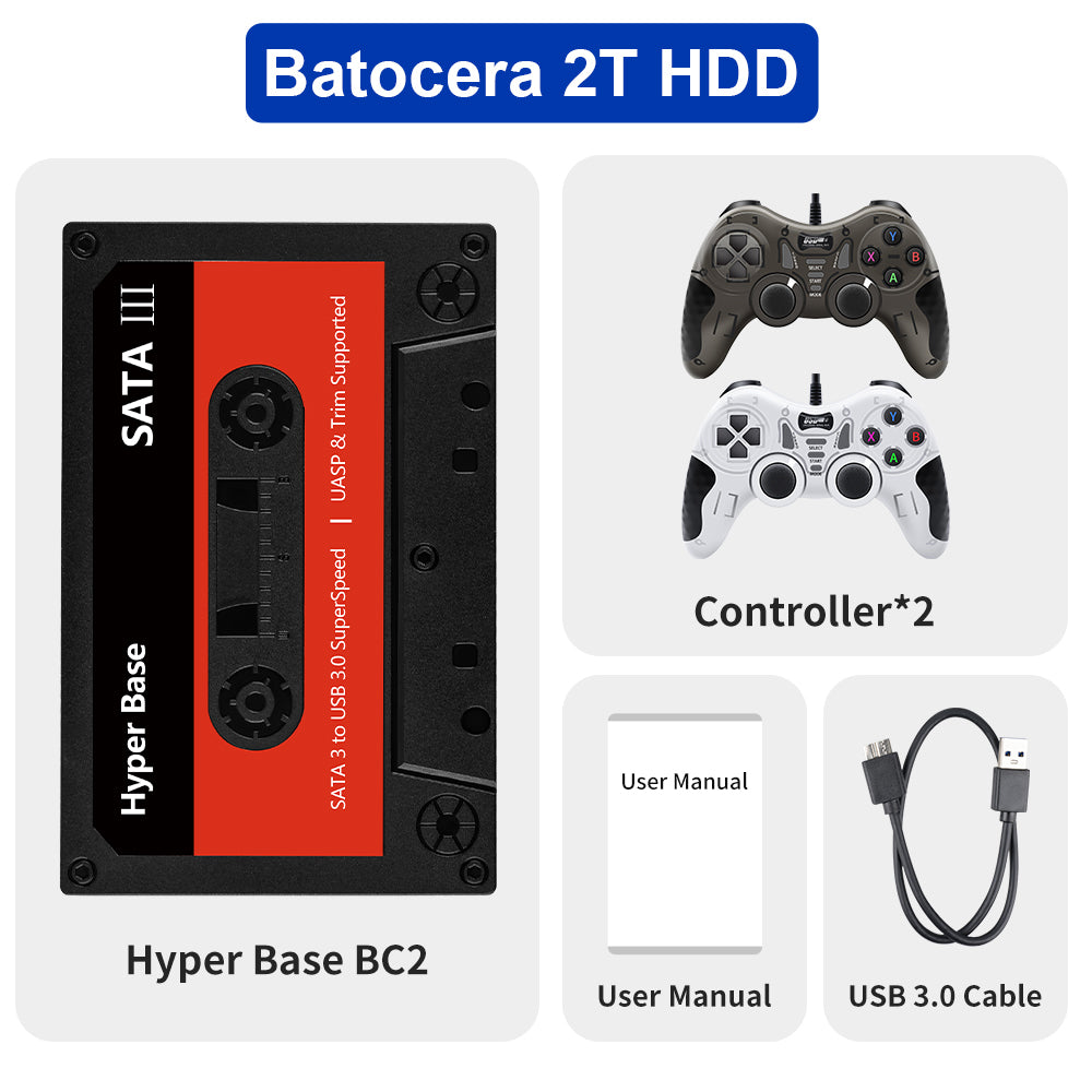 JMachen External Game HDD Hyper Base BC 500G/2T
