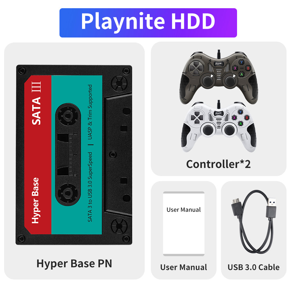 JMachen External Game HDD Hyper Base Playnite 500GB/2TB